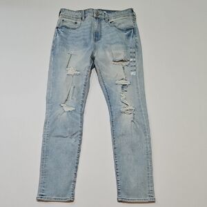 ​PacSun Distressed Skinny Jeans Light Wash 29x30